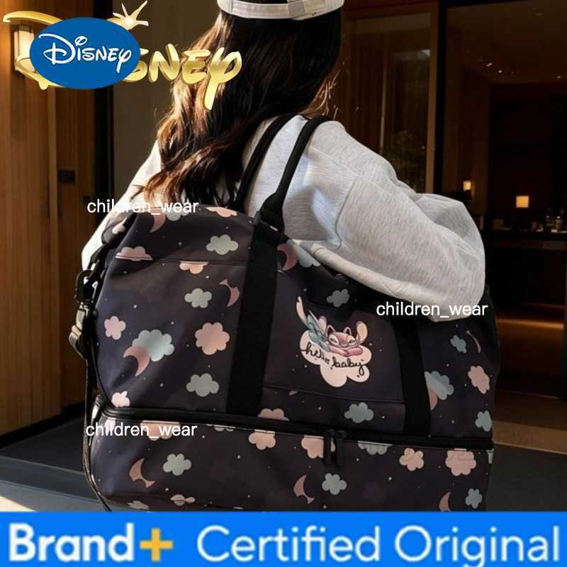 Disney New Diaper Bag Handbag Large Capacity Baby Diaper Bag Handbag Cartoon Multifunctional Baby Products Storage Bag H260305