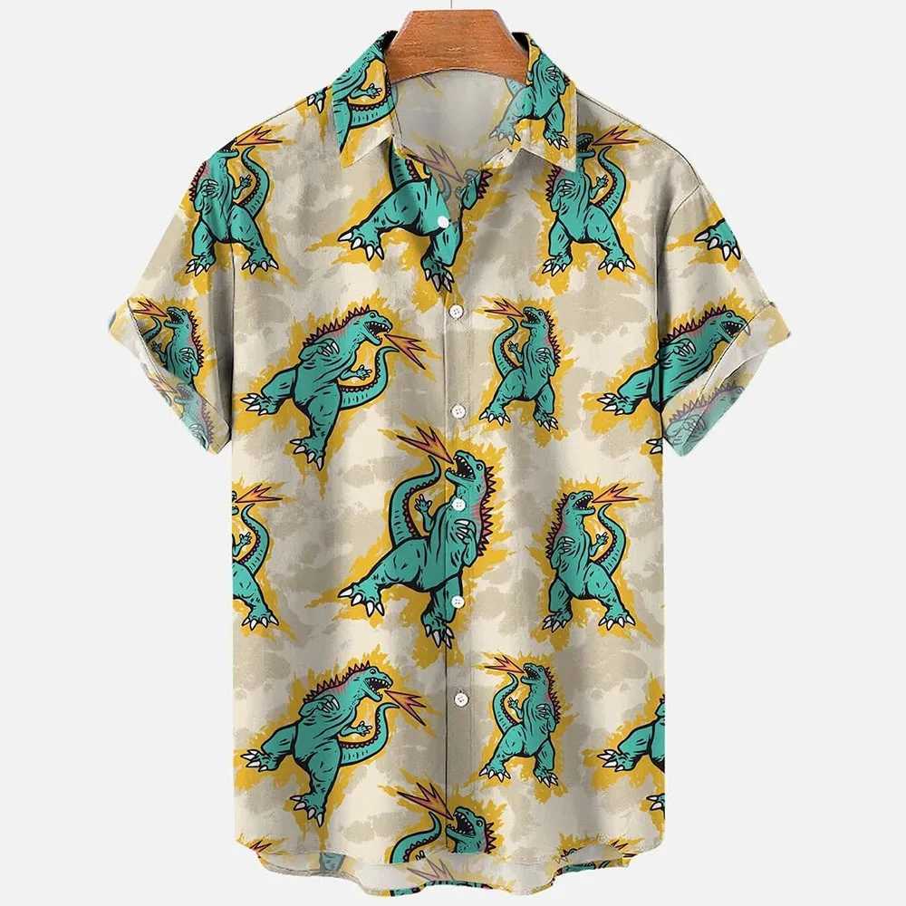 Hawaiian Shirts For Men Fashion Comfortable Unisex Short Sleeve Tops Beach Travel Surf Casual Shirts Oversized Mens Shirts M260305