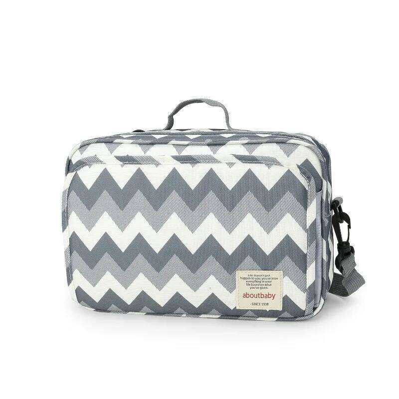 2024 with Baby Outdoor Travel New Waterproof Printed Cart Storage Hanging Diaper Mommy Bag Z260304