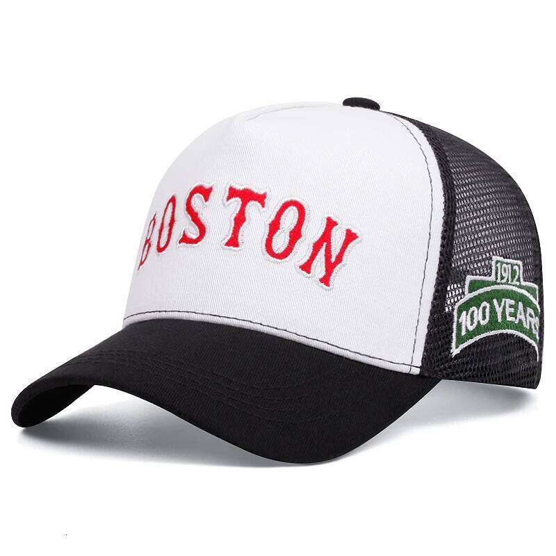 boston women men outdoors baseball High quality ventilate Hip hop mesh cap trucker hat Y260304