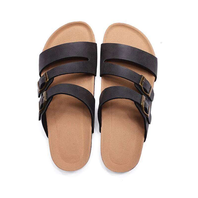 Kidmi New Women With Three Straps Summer Nonslip Casual Ladies Beach Soft Holiday Pool Cloud Sandals