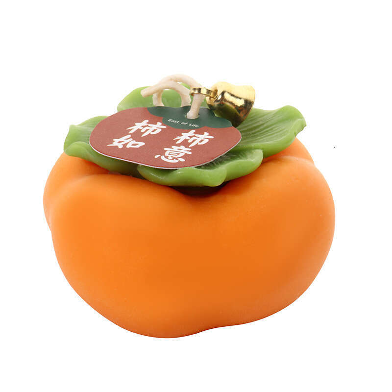 Aromatherapy Wholesale Home Creative Wedding Favor Fruit-Shaped Candle Ornament Ruyi Persimmon W260304 W260305