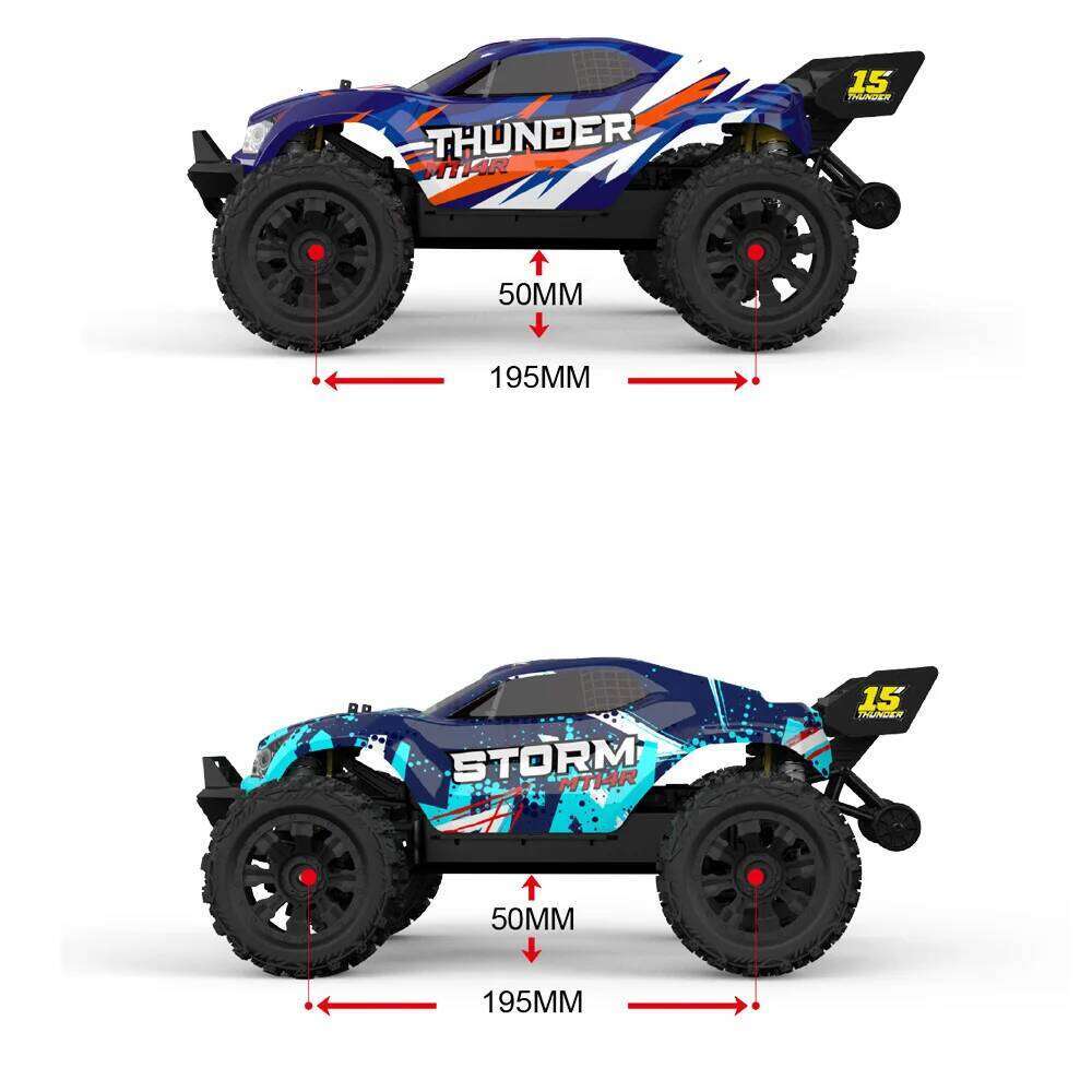 JIUSI 1:14 High Speed Rc Off-road Car 4WD 80KM/H Brushless motor 3S Remote Control Drift Racing Cars Toys For Childrens Gift Z260304