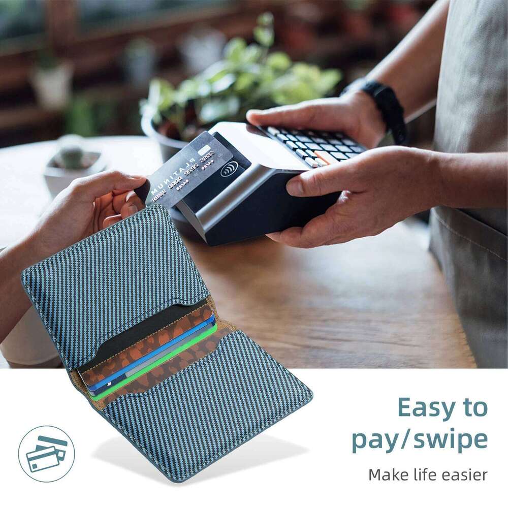 Denior Artificial leather credit wallet 2 slots Mobile phone strong magnetic accessory | ID card clip wal C260304