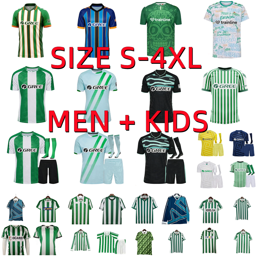 25 26 real Betis soccer Jerseys 2025 2026 ANTONY JOAQUIN LO CELSO EZ ABDE AITOR RUIBAL ISCO VITOR ROQUE BAKAMBU player version 1995 97 Retro Football shirt Men kids