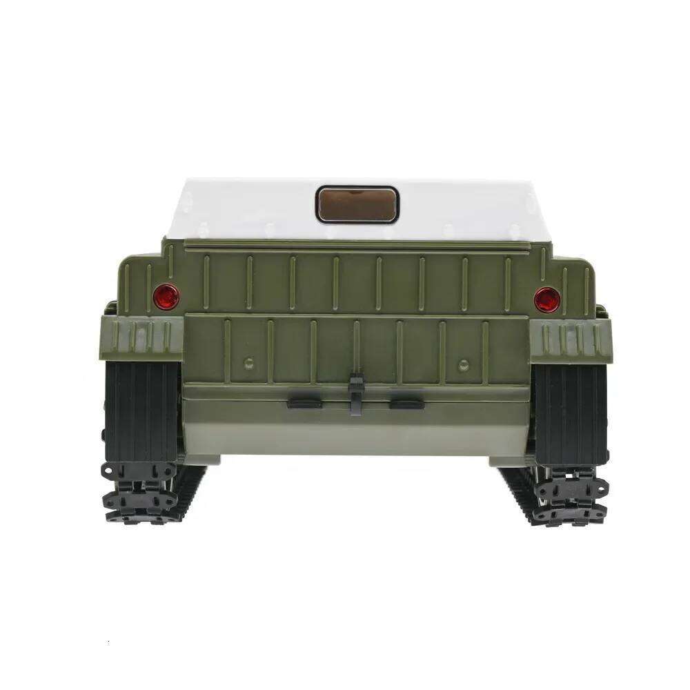 1/16 WPL E-1 Tracked Troop Carrier Military Simulation 2.4G Remote Control Car GAZ-71 Child Vehicle Birthday Gift Z260304