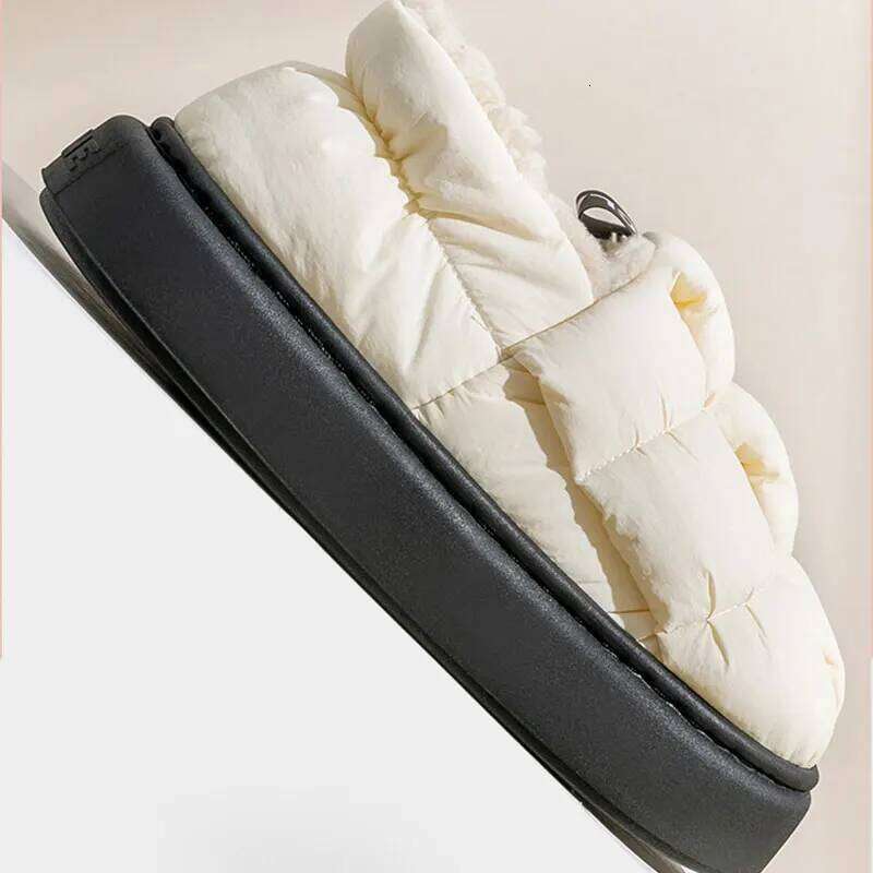 Kidmi Plush For Women Men Winter Fluffy Thick Bottom Fur House Cozy Warm Non-slip Furry Slippers