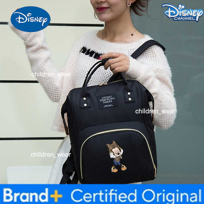 Disney Mickey Mouse Style Merch Backpack Fashion School Bag Cartoon Family Gift Kids Bags for Girls Daily Use Travel Fans H260305