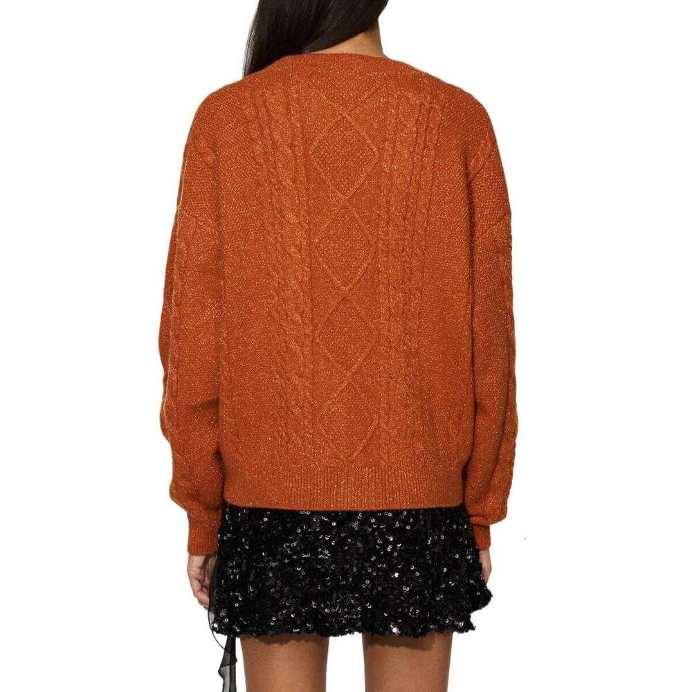 Fans-made The Life Of A Showgirl TS Merch Cardigan Sweater Valentine's Gift Orange Long Sleeve Knitted 003 XJ260305