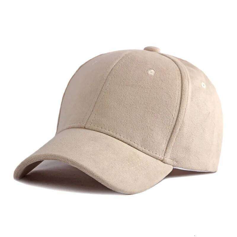 Unisex Baseball Cap Adjustable Snapback Breathable Dad Soft Faux Suede Casual Solid Color Sport Hat for Women And Men Y260304
