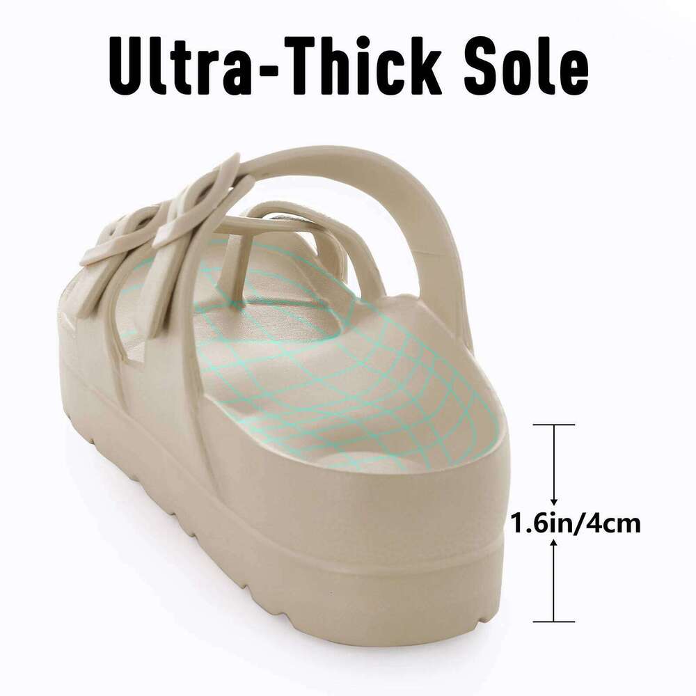 KIDMI New Fashion Sandals Comfortable Women's High Quality EVA Women Flip-flops Nonslip Soft Integrated Slippers