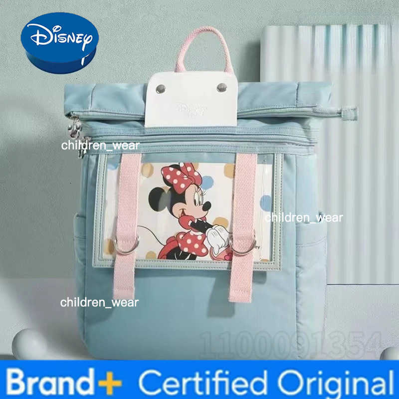 Disney Mickey New Diaper Bag Backpack Cartoon DIY Baby Diaper Bag Backpack High Quality High Capacity Baby Bag Multi Functional H260305