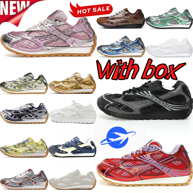 Designer shoes orbit sneaker fashion Athleisure Minimalist mens womens Mesh PU Rubber Breathable black red mens trainers sports big size35-45