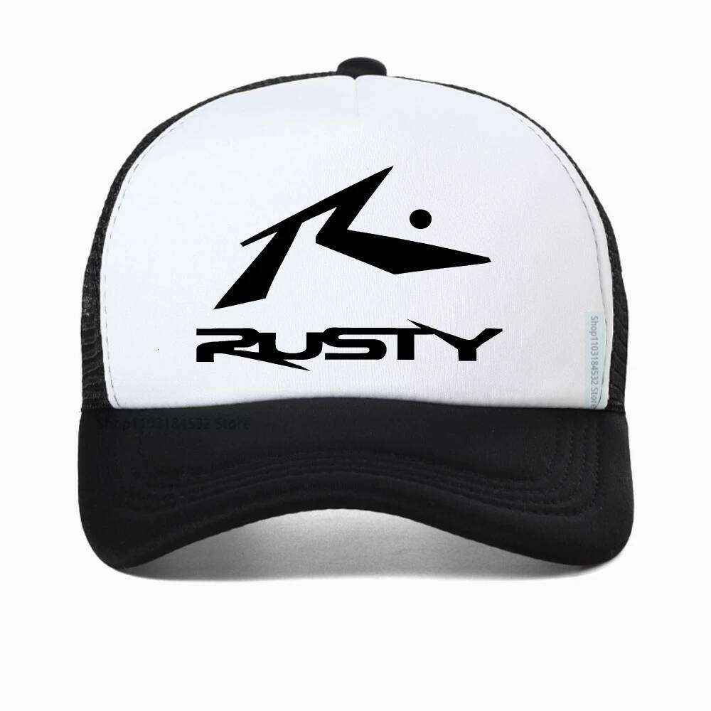 Rusty Surfboards mesh baseball cap fashion outdoor casual Breathable adjustable trucker hat men women snapback hats Y260304