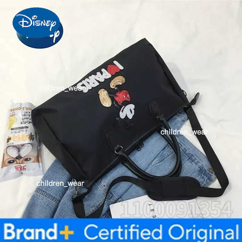 Disney Mickey New Diaper Bag Handbag Cartoon Cute Portable Baby Bag Multifunctional Large Capacity Baby Urine Bag High Quality H260305