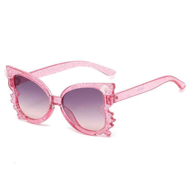 New Kids Artistic Sense Butterfly Shape Sun Glasses Boys Girls Eyeglasses Sweet Children Sunglasses UV400 Z260305