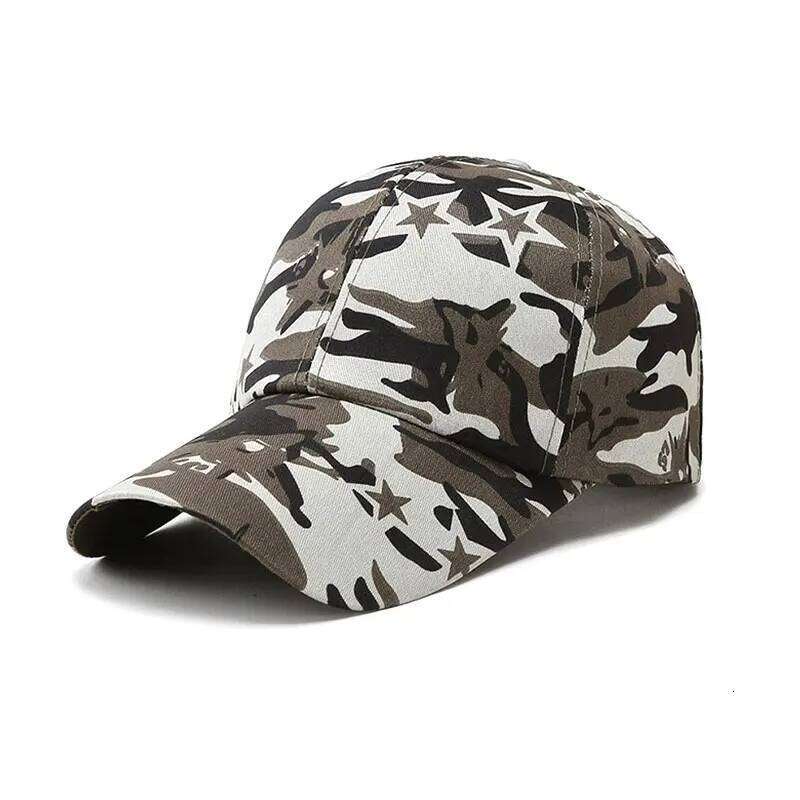 Adjustable Baseball Cap Summer Sunscreen Hat Camouflage Camo Camping Hiking Fishing Caps Y260304