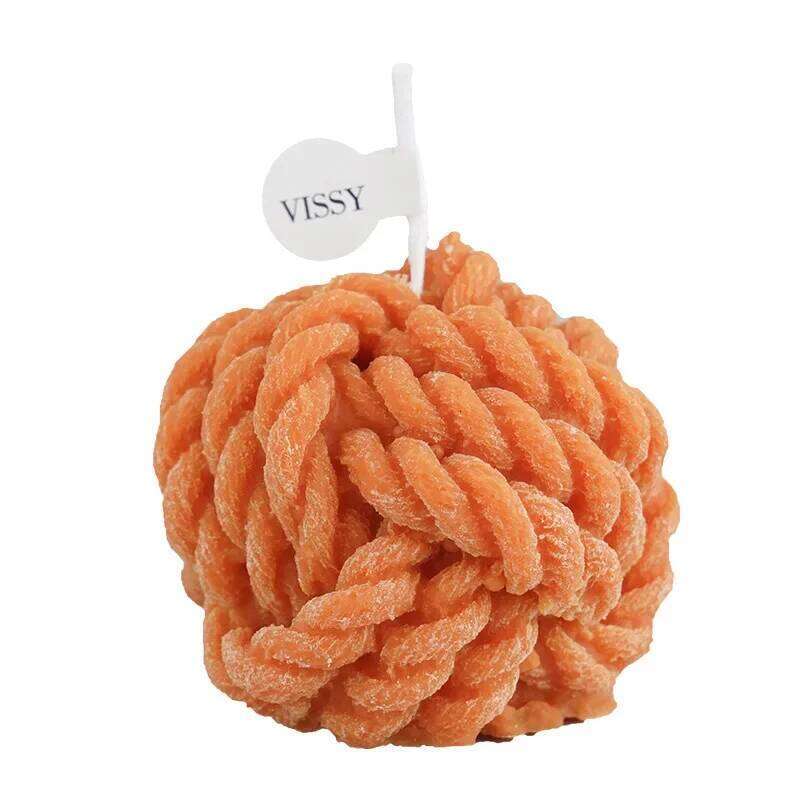 Handmade Beautiful Yarn Ball Scented Candle, Soy Wax Candle Aromatherapy, Birthday Candles, Home Decoration for Party W260304 W260305