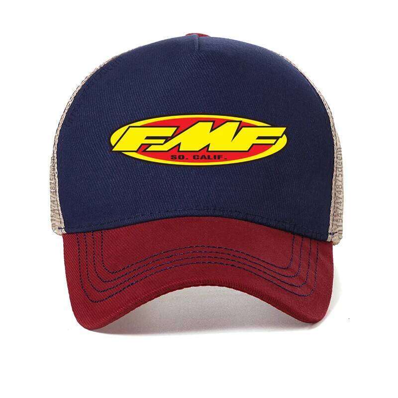 Cool Tops Exhaust Fmf Racing Ama Motocross Baseball Cap Mens Outdoor Snapback hats Adjustable Mesh hat Y260304