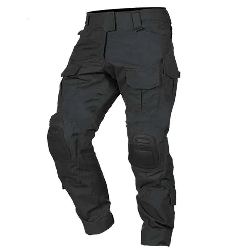 Men PantsKnee Pads Tactical Combat Cargo Clothes Camouflage Breathable Pants Waterproof Sport Trousers Fishing Trekking Hunting 260302