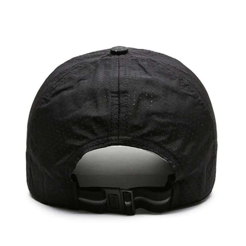 Men Women Mesh Moisture-Waging Quick Dry Baseball Cap Male Summer Female Originality Adjustable Breathable Sun Visor Fishing Hat Y260304
