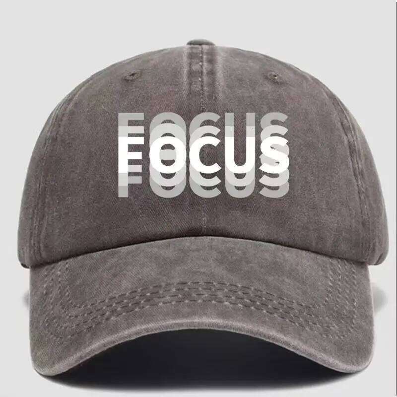 The FOCUS baseball cap breathablehand-washedsuitable for both men womenIt is breathable and adjustable Y260304