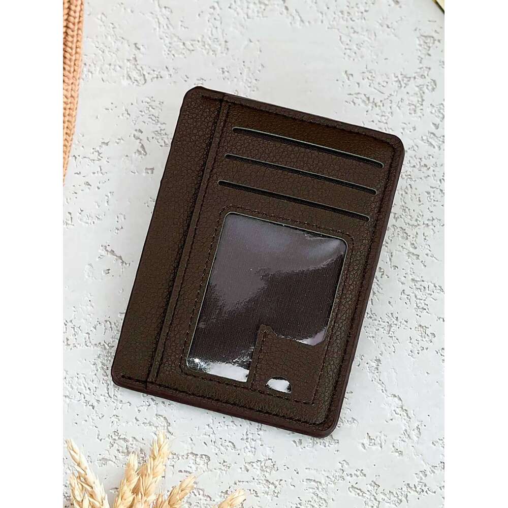 Fashionable Slim Card Holder Men New Trendy Multi-Card Business Wallet for Students and Professionals - Portable Design C260304