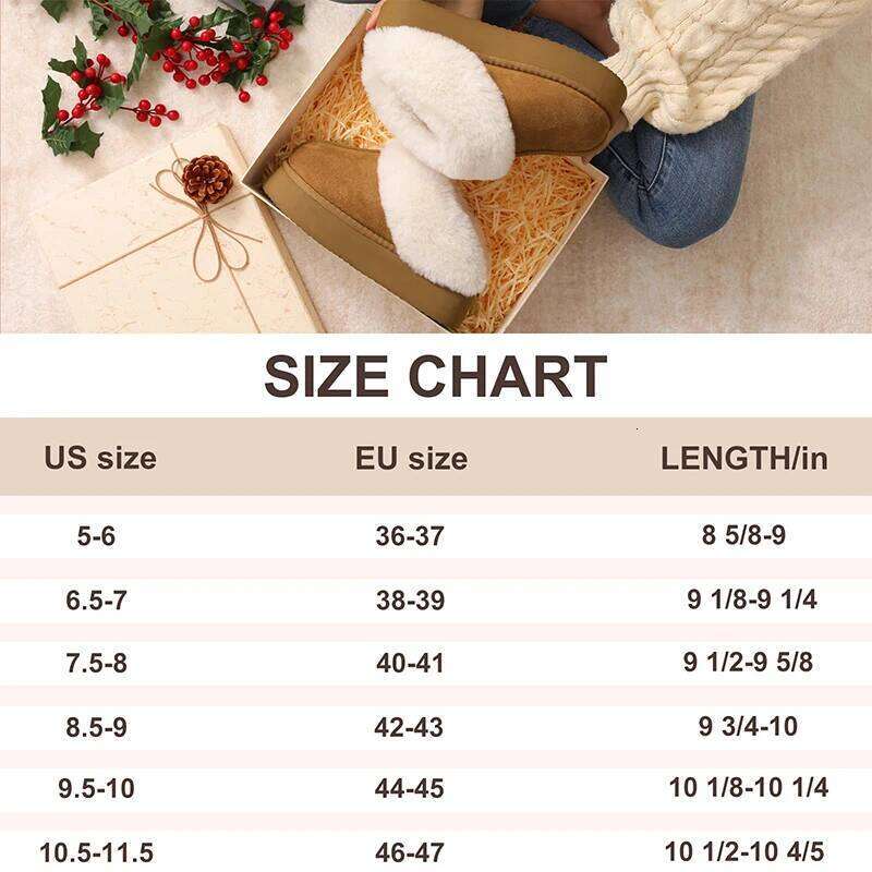 Kidmi New Fuzzy For Women Thick Bottom Fluffy Fur Cozy Warm Slides Non-slip Plush Lining Home Women's Slippers