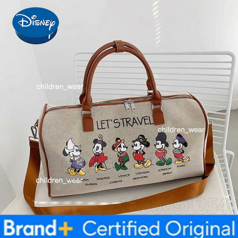 Disney Mickey New Diaper Bag Handbag Cartoon Cute Baby Diaper Bag Handbag Luxury Brand Fashion Baby Bag Multifunctional H260305