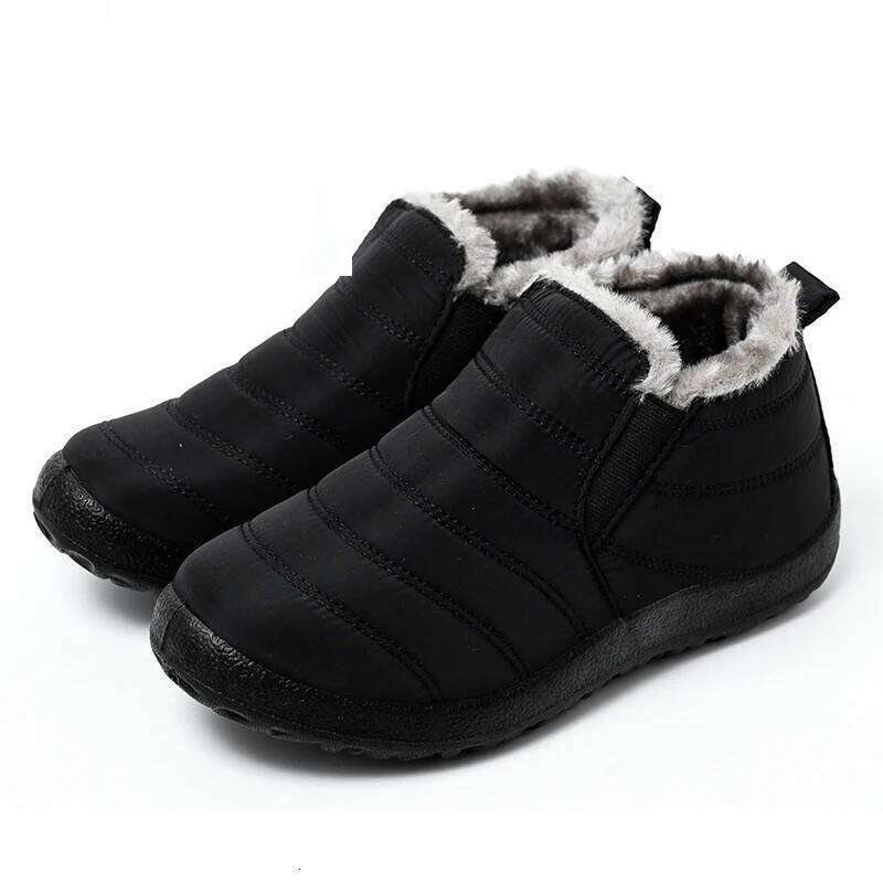 Kidmi Winter Fuzzy Warm Cold-proof Velvet Antiskid Waterproof Boots Outdoor Indoor Soft House Women Shoes