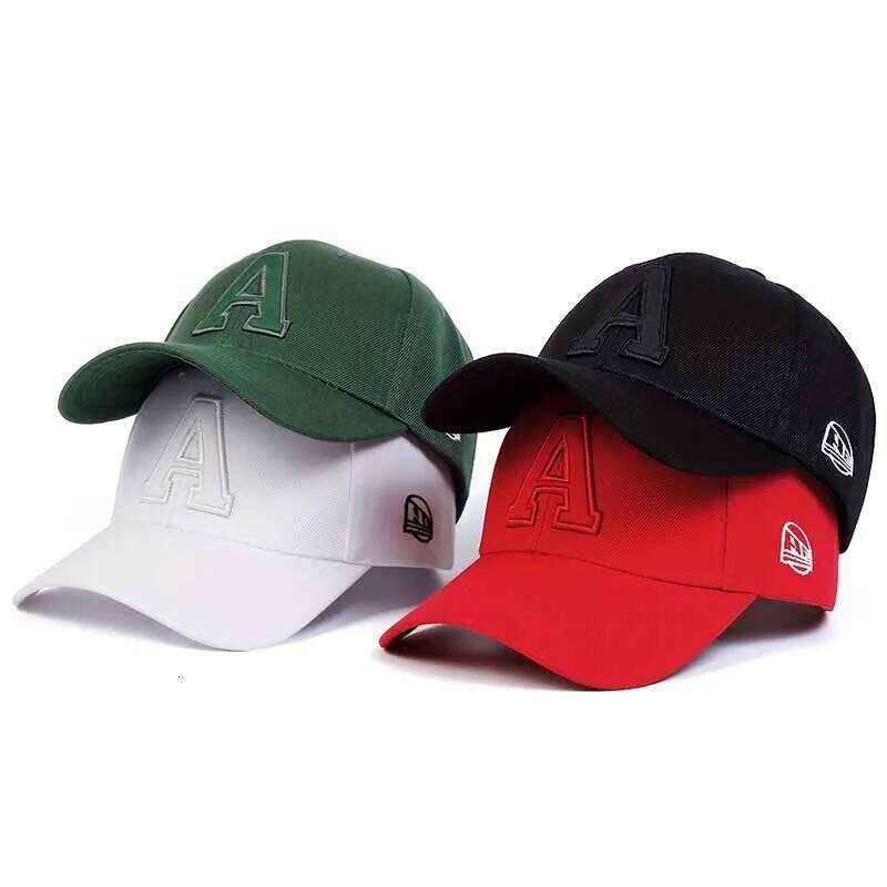 Letter A Embroidery Baseball Cap Fashion Hip Hop cotton Snapback Dad Hats outdoor sports sun Hat Trucker Caps gorras Y260304
