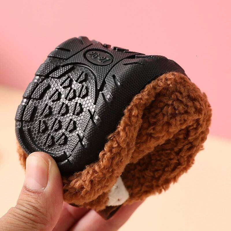 Kidmi Slippers for Boys and Girls Autumn Winter Babies Non-slip Cotton Children Floor Socks Soft Indoor Shoes