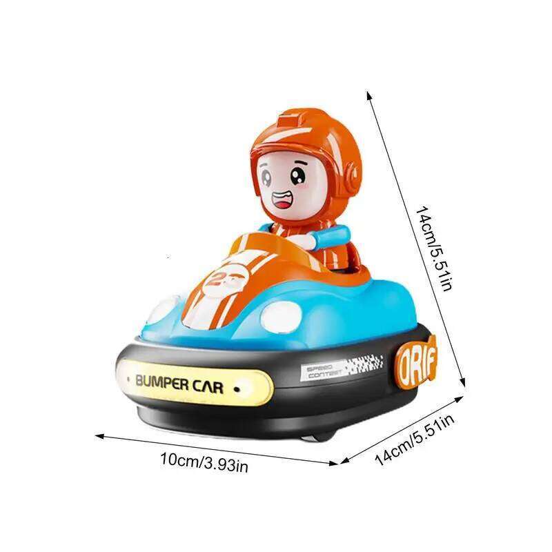 New Small RC Battle Bumper Car Doll Crash Bounce Ejection Light Children's Remote Control Toys Gift for Christmas Birthday Z260304