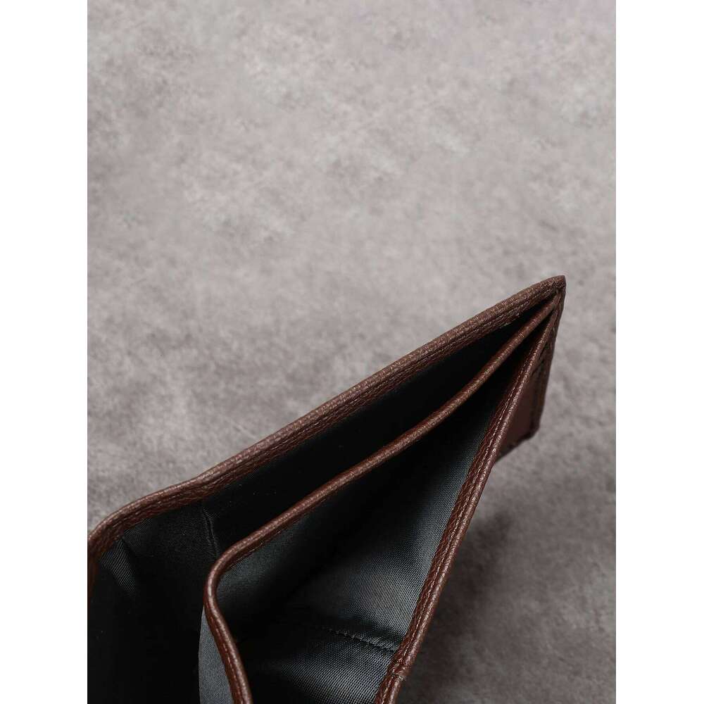 "Men's Slim Minimalist Solid Color Short Wallet Business, Boss, and Young Professionals - Essential for Commute C260304