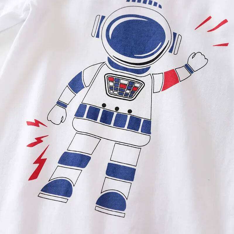 Umorden Newborn Baby Boys Astronaut Costume Rompers Space Suit Outfit Jumpsuit White 0-18M Cotton Clothes For Babies YUNDA Z260304