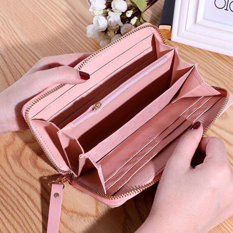 Fashion Wallets Zipper Coin Purse Lady Long Short Purses Handbags Women Clutch Cards Holder PU Leather Moneybag Billfold Wallet C260304
