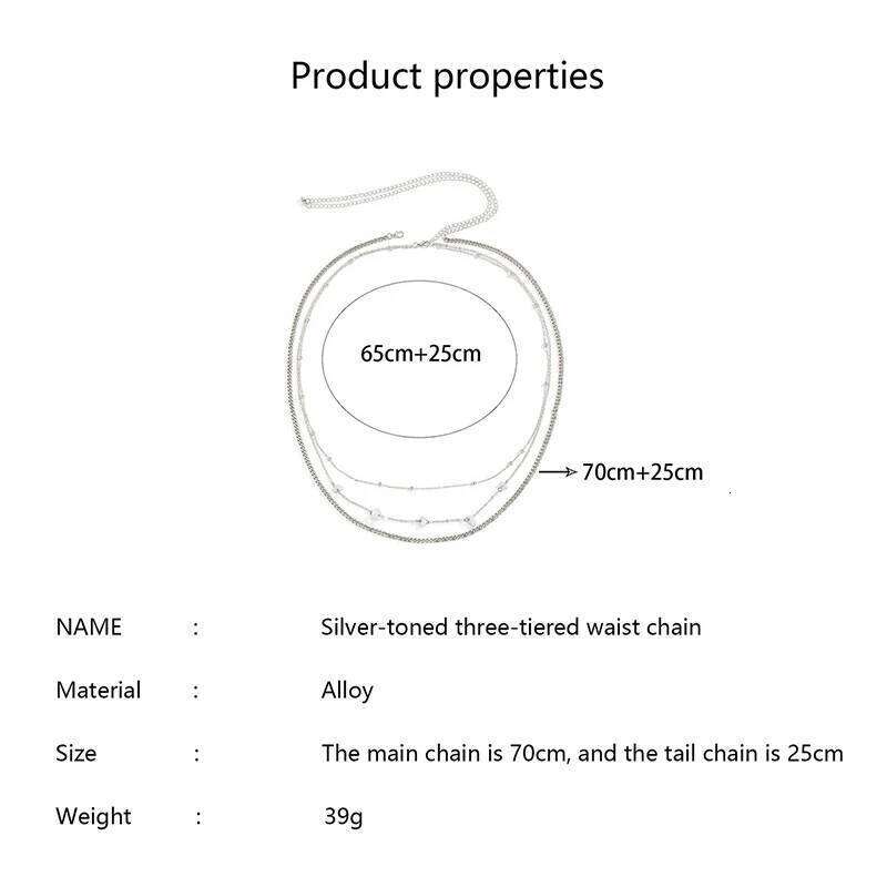 Sexy Multi Layer Belly Belt Waist Women Summer Beach Bikinis Festival Body Chain Jewelry Accessories S260304