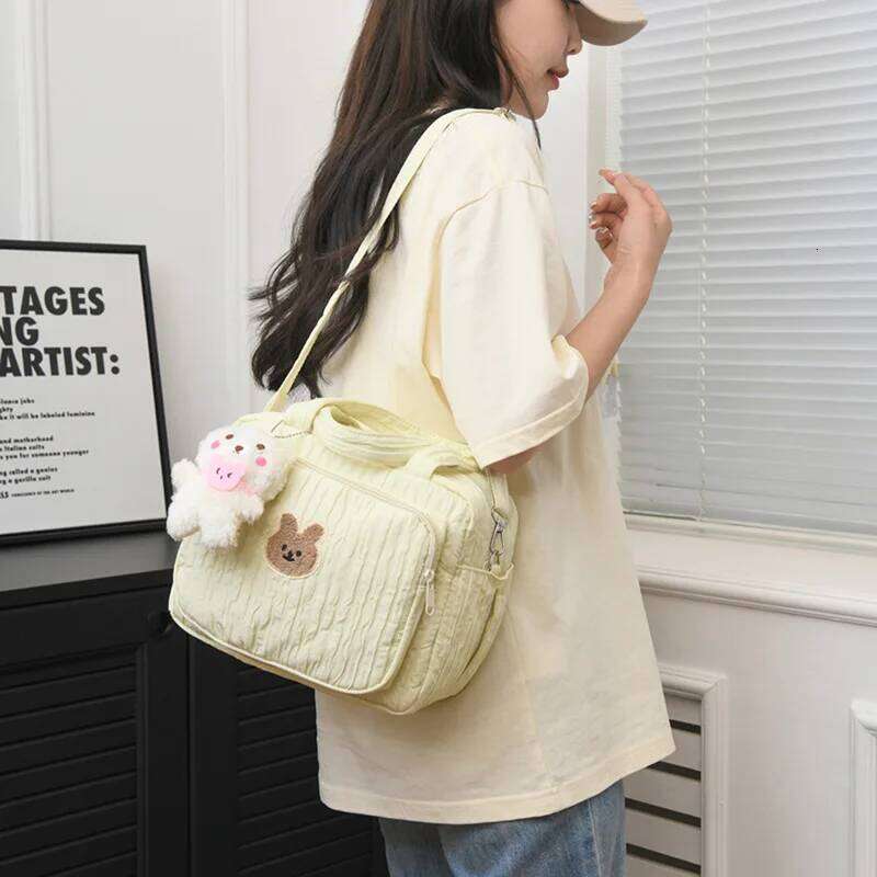 Cotton Mommy Diaper Bags for Cute Handbags Baby Items Organizer Nappy Caddy Bag Maternity Pack Mother Kids Z260304