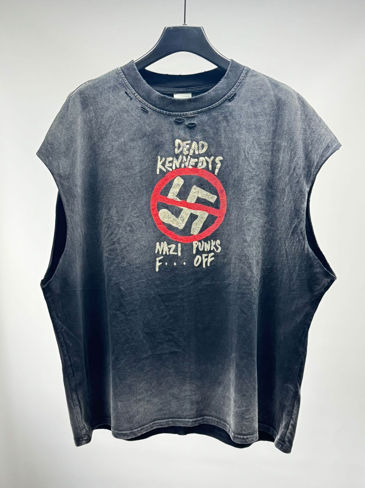 Mens T-Shirts American Retro High Street Loose Casual Water-Washed Wake Old Tee Vintage Men Women Short Sleeve Round Neck T-shirts