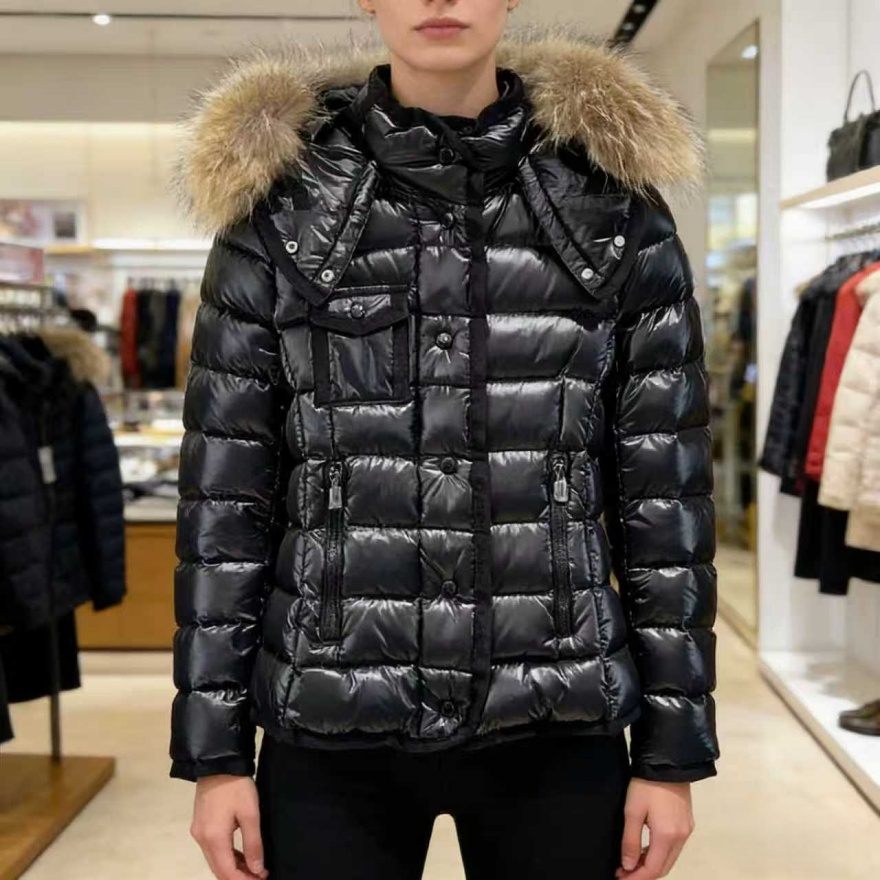 Women's down jackets, women's jackets, outdoor down jackets, women's warm parkas, white duck down filling, winter street style designer coats, luxury brand clothing