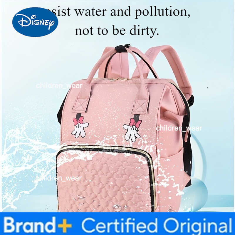 Disney Diaper Backpack Portable Travel Multi-compartment Diaper Bag for Mom Waterproof Anti-Dirty Large Capacity Storage Bag BPA Free H260305