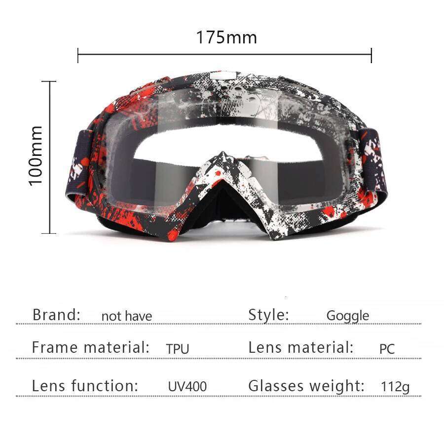 Newest Motorcycle For Men Motocross Sunglasses Safety Protective MX MTB Helmet Goggles vintage Driving Skiing Glasses S260304