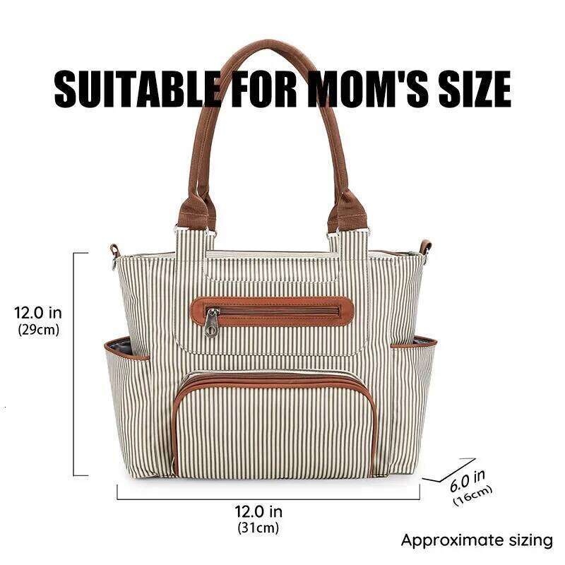 Mummy Handbag Multi-function Large Capacity Mother Baby Diaper Bag Z260304