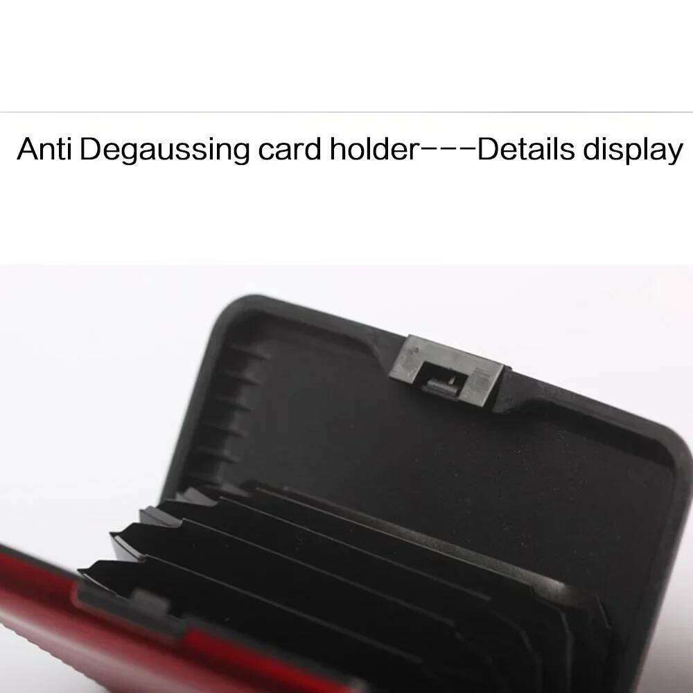 2025 RFID Blocking Metal Wallet Women Men Business ID Credit Protector Card Holder High Quality Waterproof Anti-scan Purse C260304