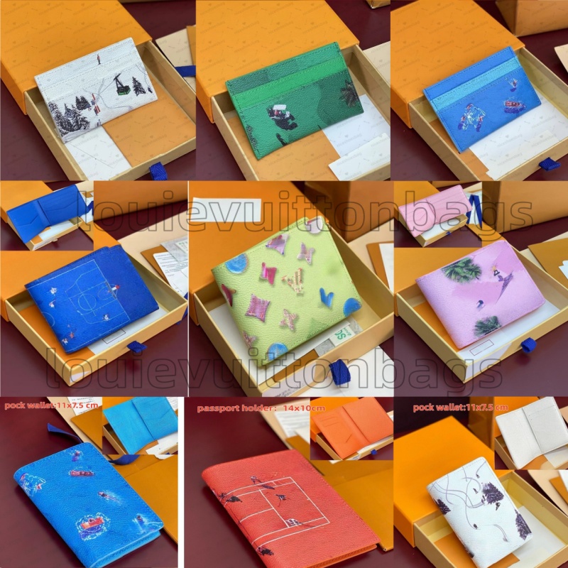 card holder golf card holder golf wallet pouchette holiday sports series style card holder passport bag designer eallet golf swimming ski wallet wallet keychain