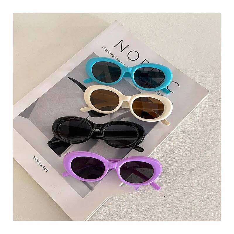2024 Korean Baby Children's Glasses Fashionable Boys Girls Sunshade Sunglasses Summer Kids Accessories Z260305