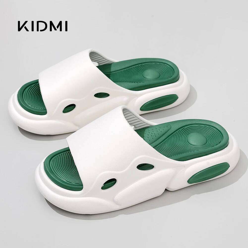 KIDMI Platform Flat Fashion Women EVA Summer Beach Slippers Home Bathroom Sandals New Unisex Shoes