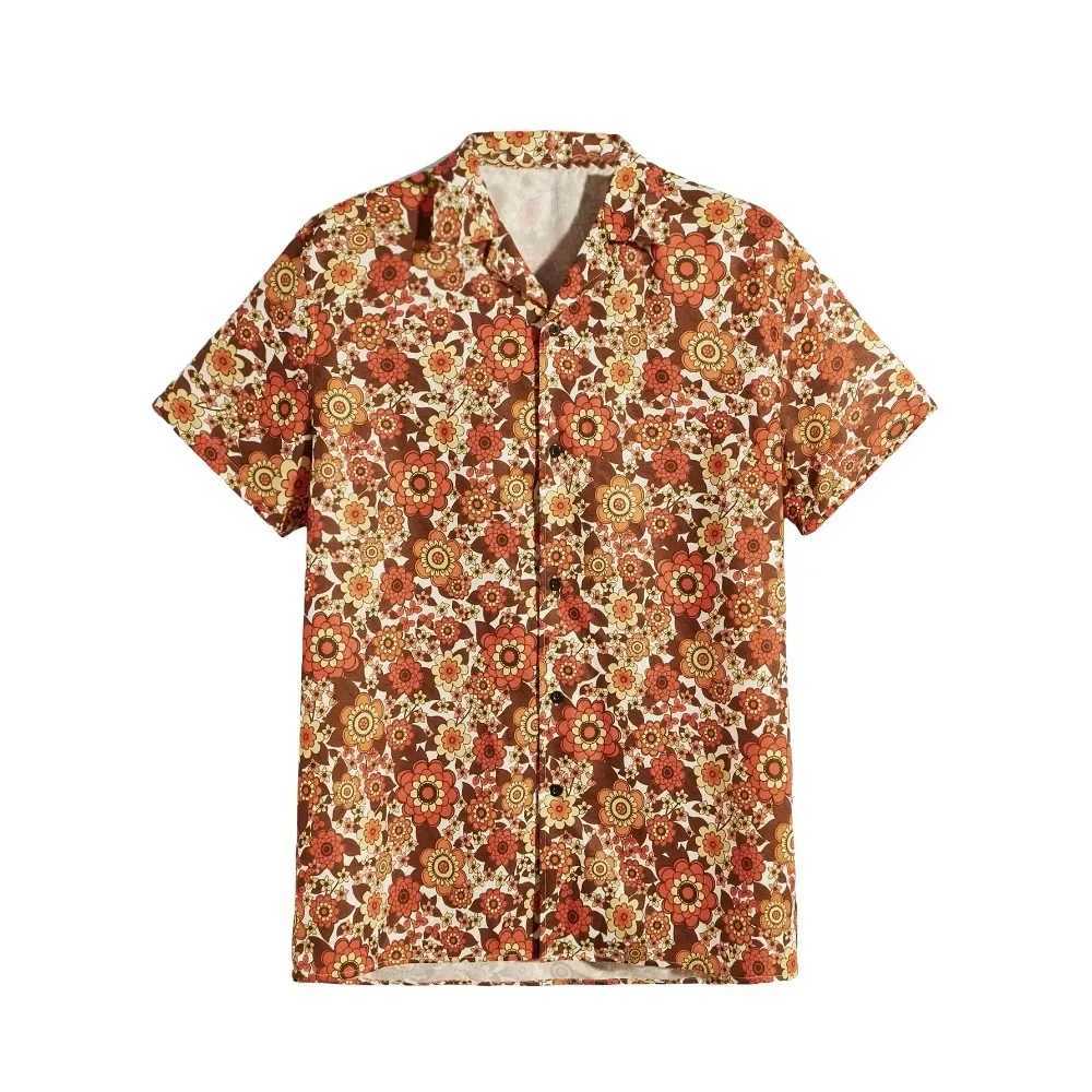 Fashion 3d Printed Summer Hawaiian Shirt Men Women CloTHing Loose Beach Short Sleeve Blouse Mens Vocation Lapel Camisa M260305