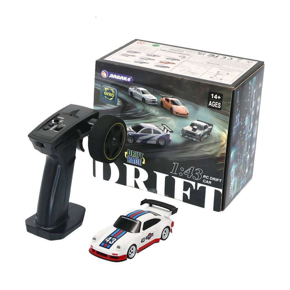 1/43 4WD RTR Drift Remote with Gyro Radio Control 2.4G Mini Racing Drifting Toys Car Children Gifts Z260304