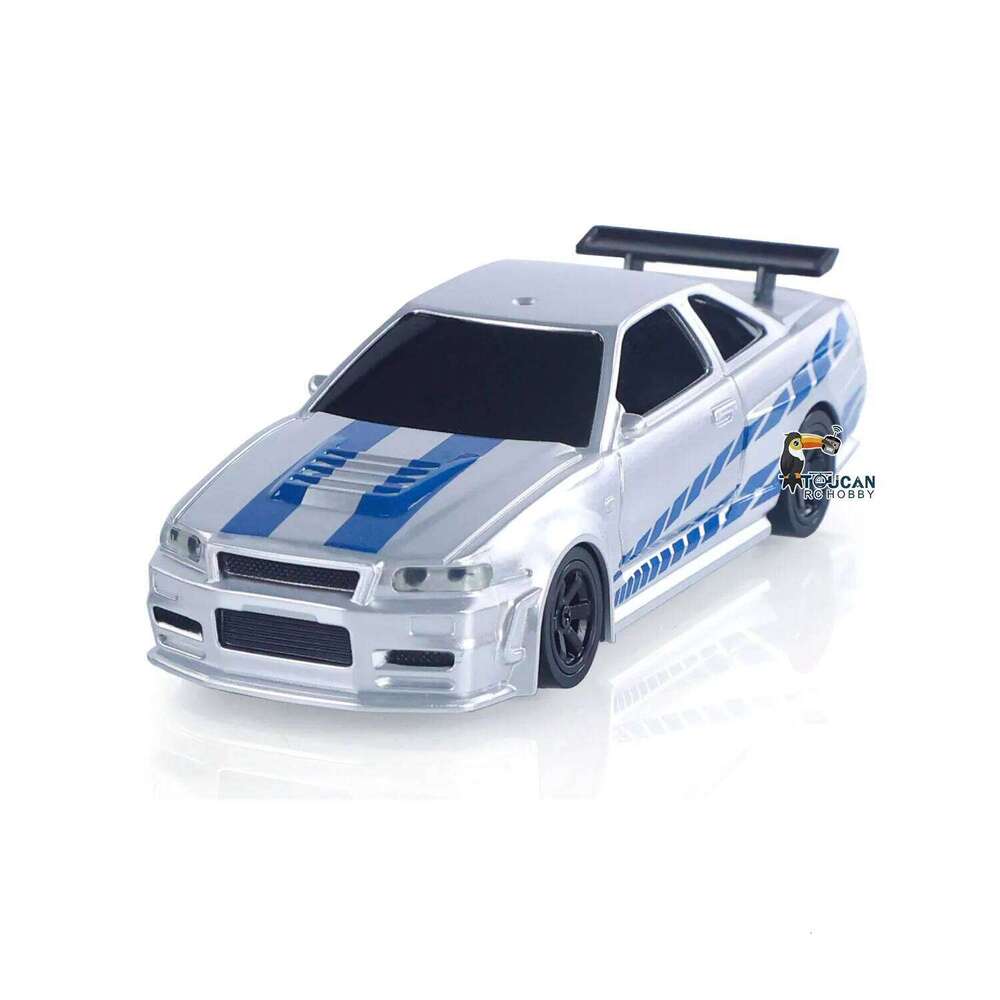1/43 RC Racing Radio Controlled High Speed Drift Vehicle 4WD RTR Mini Car Toy 2.4G Battery Lights Gyroscope Gift Z260304
